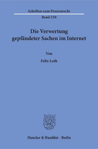 Die Verwertung gepfändeter Sachen im Internet.