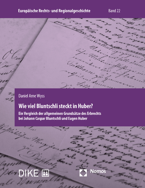 Wie viel Bluntschli steckt in Huber? - Daniel Arne Wyss