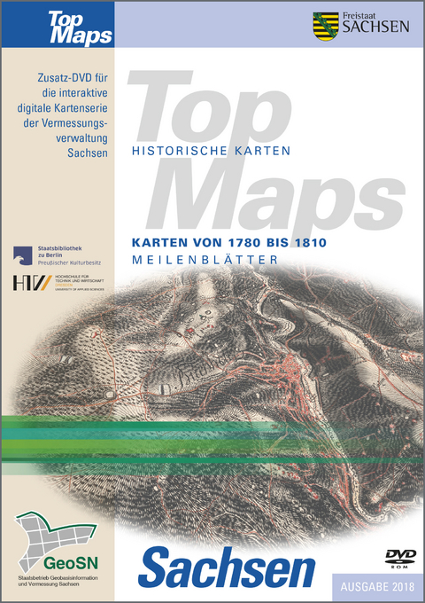 Karten von 1780 bis 1810, Meilenbl&auml;tter