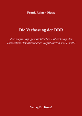 Die Verfassung der DDR