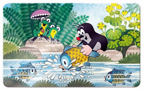 Der kleine Maulwurf Fisch See Fr&ouml;sche, Fr&uuml;hst&uuml;cksbrettchen