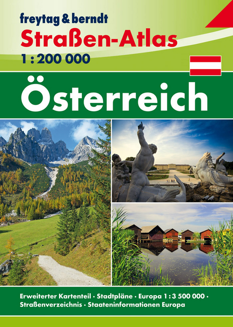 &Ouml;sterreich, Stra&szlig;en-Atlas 1:200.000 - 