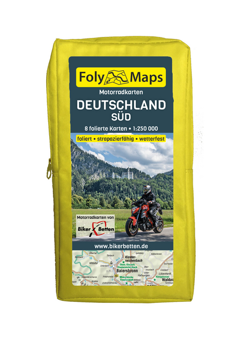 FolyMaps Motorradkarten Deutschland S&uuml;d