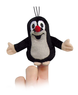 Fingerpuppe Der kleine Maulwurf Plüschspielzeug Kuscheltier