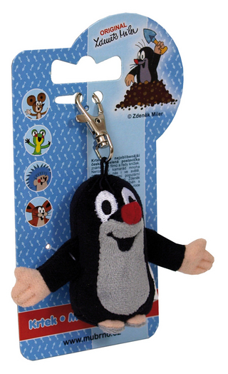 Schlüsselanhänger Der kleine Maulwurf Plüsch mit Karabinerhaken