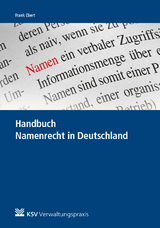 Handbuch Namenrecht in Deutschland - Frank Ebert