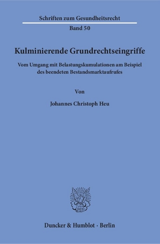 Kulminierende Grundrechtseingriffe.