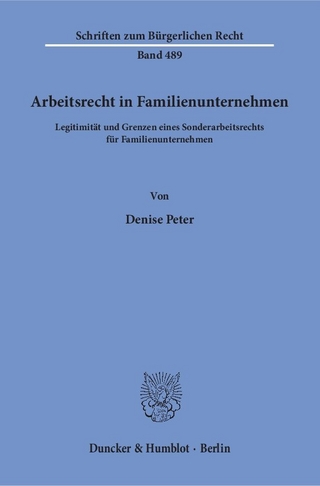 Arbeitsrecht in Familienunternehmen.