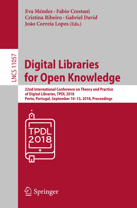 Digital Libraries for Open Knowledge - 