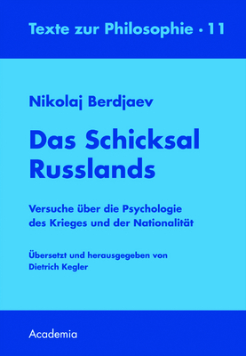 Das Schicksal Russlands - Nikolaj Berdjaev