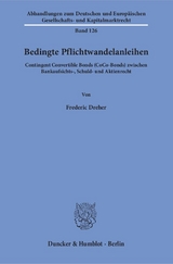 Bedingte Pflichtwandelanleihen. - Frederic Dreher