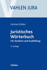 Juristisches Wörterbuch - Köbler, Gerhard