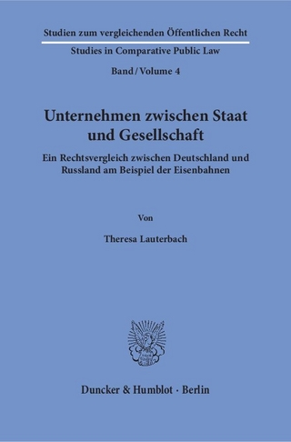 Unternehmen zwischen Staat und Gesellschaft.
