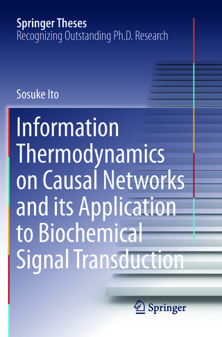 Information Thermodynamics on Causal Networks and its Application to Biochemical Signal Transduction