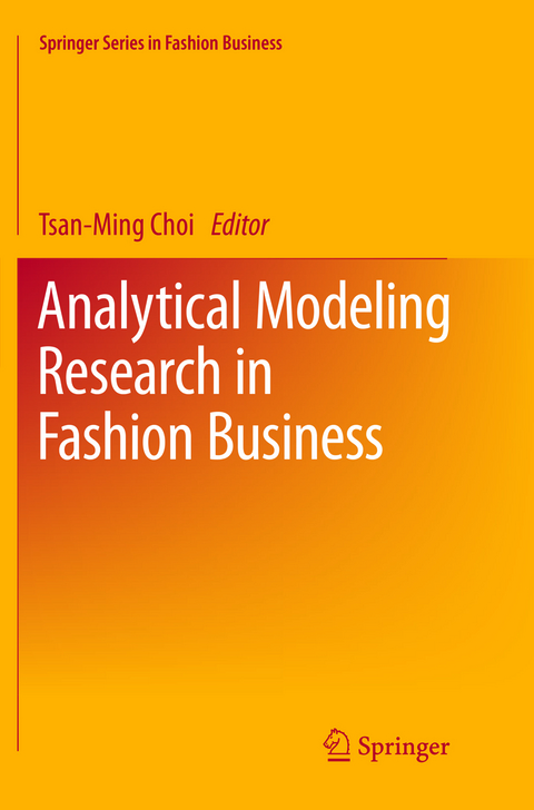 Analytical Modeling Research in Fashion Business - 