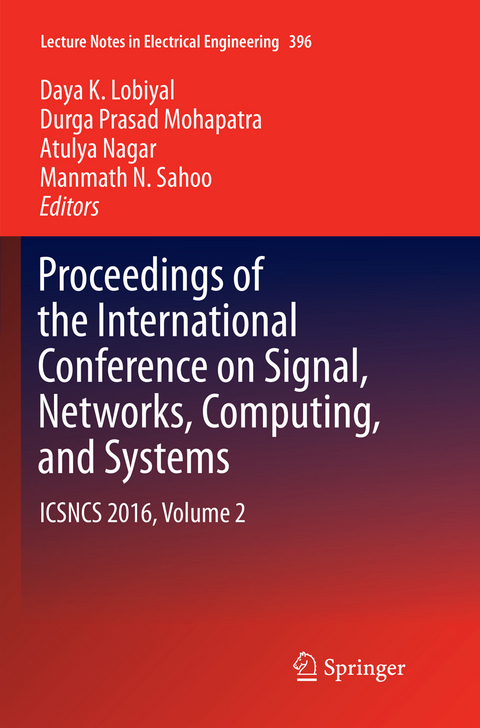 Proceedings of the International Conference on Signal, Networks, Computing, and Systems - 