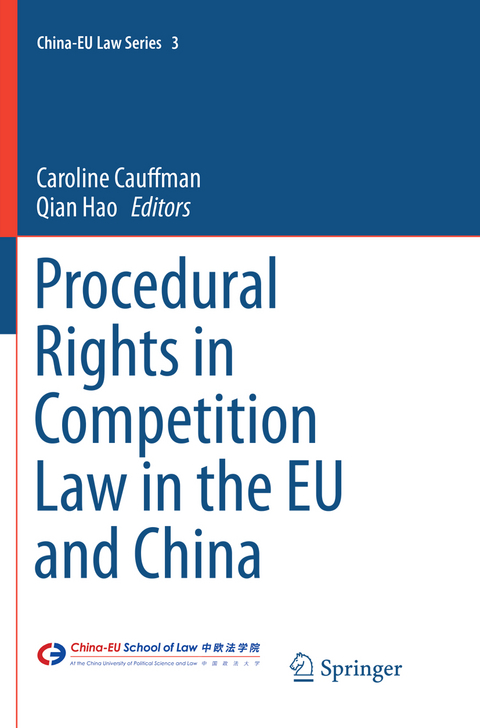 Procedural Rights in Competition Law in the EU and China - 