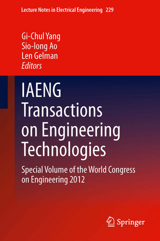 IAENG Transactions on Engineering Technologies