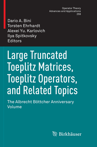 Large Truncated Toeplitz Matrices, Toeplitz Operators, and Related Topics