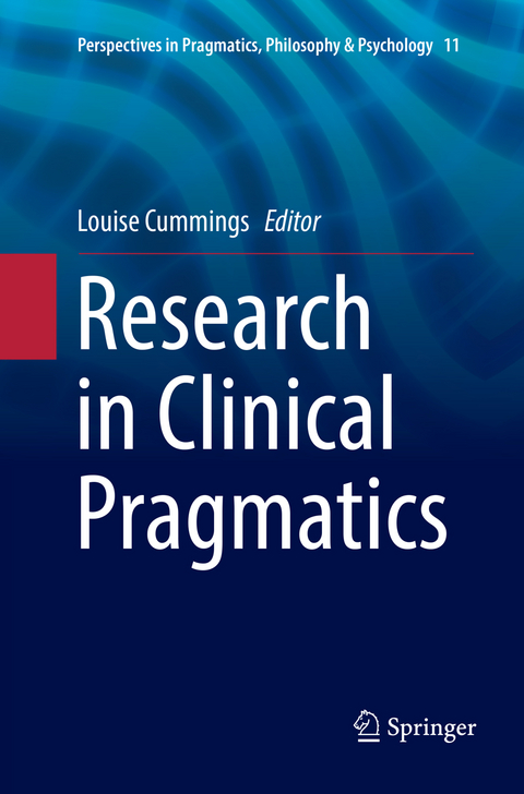 Research in Clinical Pragmatics - 