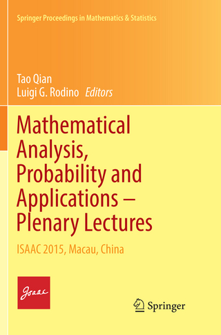 Mathematical Analysis, Probability and Applications – Plenary Lectures