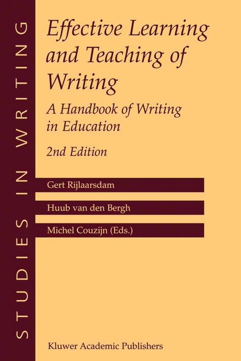 Effective Learning and Teaching of Writing - 