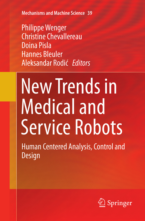 New Trends in Medical and Service Robots - 