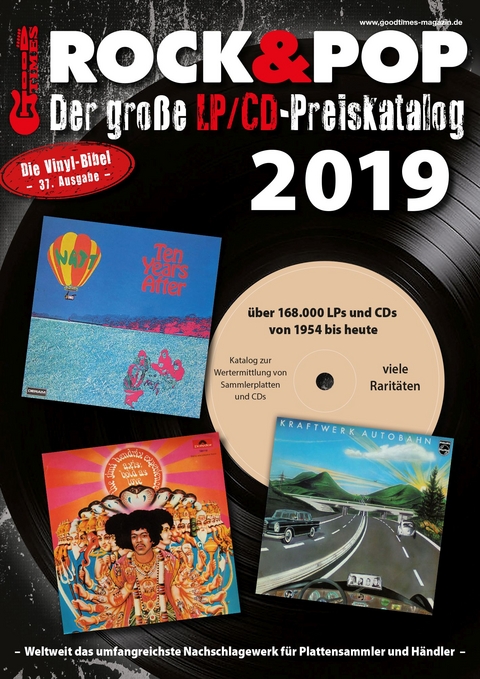 Der gro&szlig;e Rock & Pop LP/CD Preiskatalog 2019 - Martin Reichold