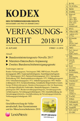 KODEX Verfassungsrecht 2018/19 - 