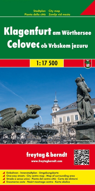 Klagenfurt am Wörthersee, Stadtplan 1:17.500