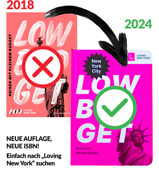 Reiseführer New York LOW BUDGET gibt es neu (aber andere ISBN)