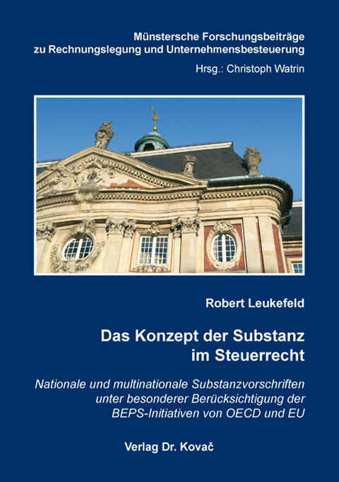 Das Konzept der Substanz im Steuerrecht - Robert Leukefeld