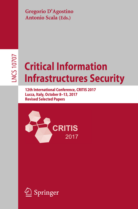 Critical Information Infrastructures Security - 