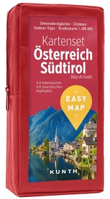 KUNTH EASY MAP Kartenset &Ouml;sterreich S&uuml;dtirol 1:300.000