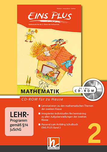 EINS PLUS 2 CD-ROM f&uuml;r zu Hause - David Wohlhart, Michael Scharnreiter, Elisa Klei&szlig;ner