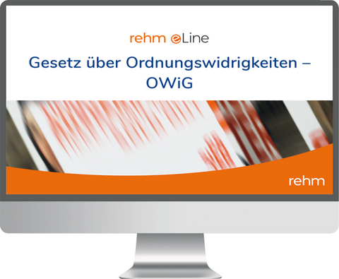 Gesetz &uuml;ber Ordnungswidrigkeiten &ndash; OwiG &ndash; online - 