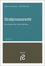 Strafprozessrecht - Hartmann, Arthur; Schmidt, Rolf