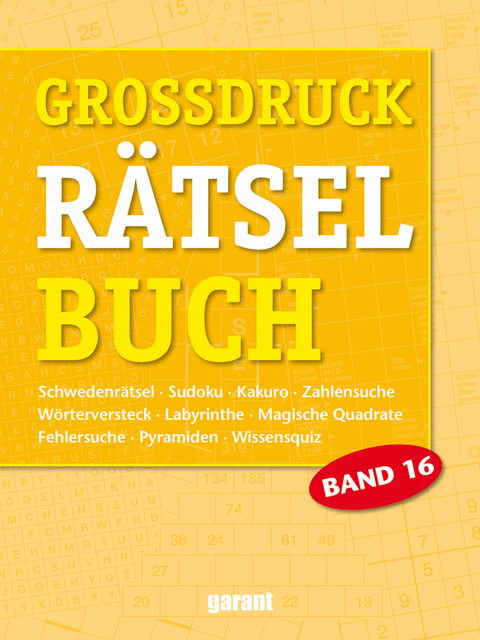 Grossdruck R&auml;tselbuch Band 16