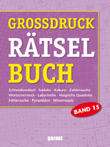 Grossdruck R&auml;tselbuch Band 15
