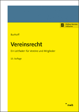 Vereinsrecht - Burhoff, Detlef