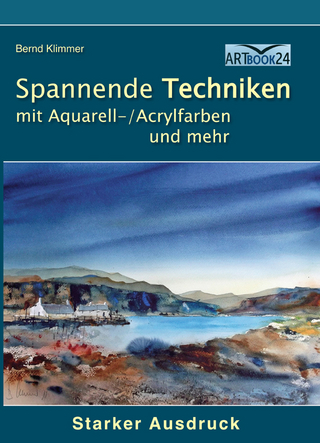 Spannenden Techniken mit Aquarell-/Acrylfarben und mehr