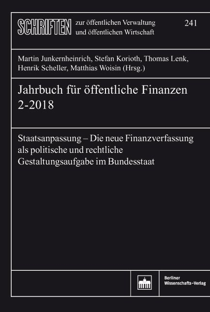 Jahrbuch f&uuml;r &ouml;ffentliche Finanzen (2018) 2 - 