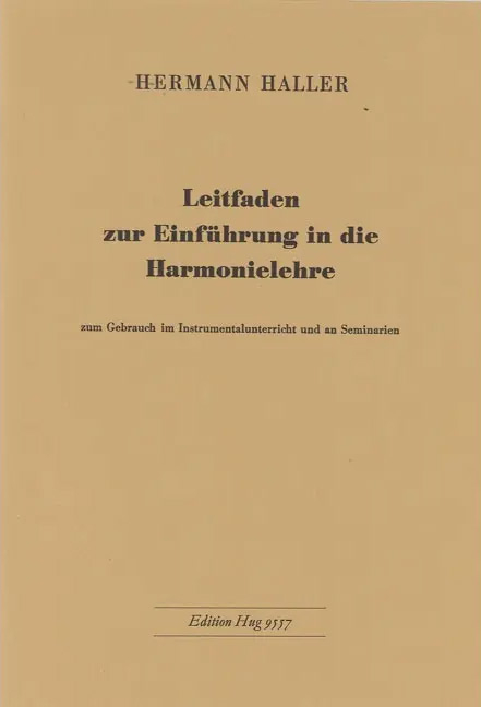 Leitfaden zur Harmonielehre - Herrmann Haller