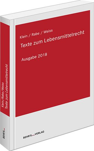 Texte zum Lebensmittelrecht