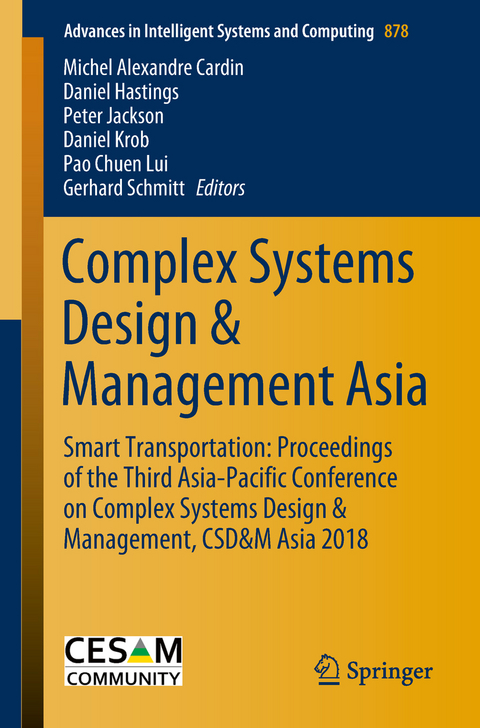 Complex Systems Design & Management Asia - 