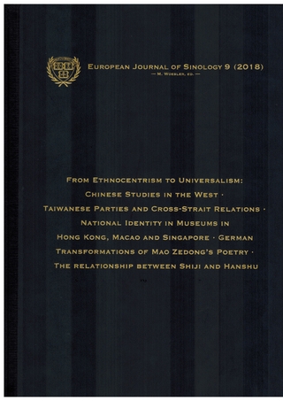 European Journal of Sinology 9 (2018)