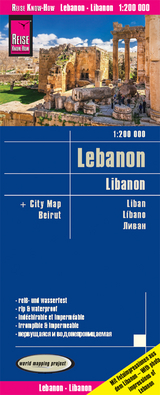 Reise Know-How Landkarte Libanon / Lebanon (1:200.000) - 