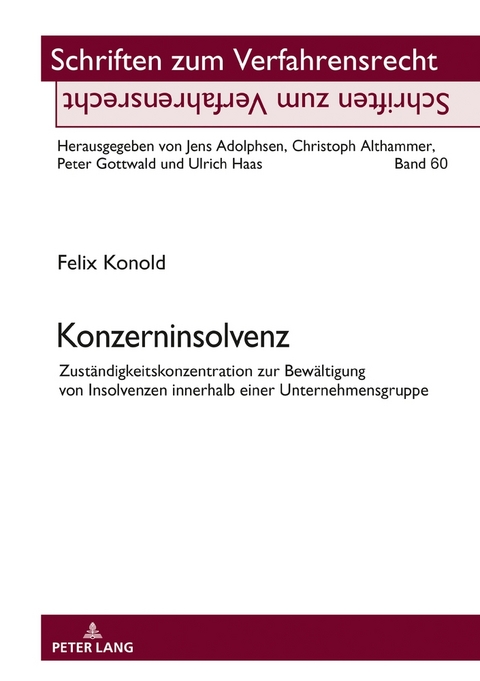 Konzerninsolvenz - Felix Konold