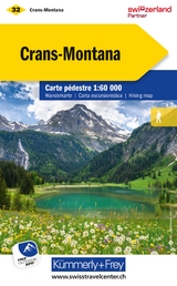 K&uuml;mmerly+Frey Wanderkarte 32 Crans-Montana 1:60.000