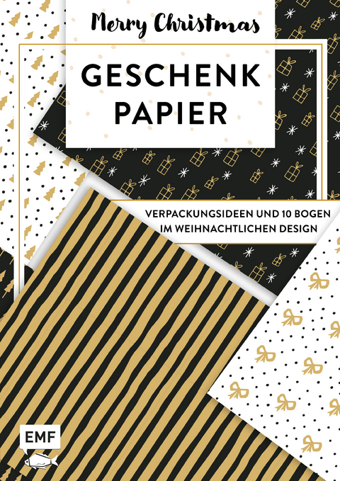 Das Geschenkpapier-Set &ndash; Merry Christmas: Verpackungsideen und 10 Bogen im weihnachtlichen Design